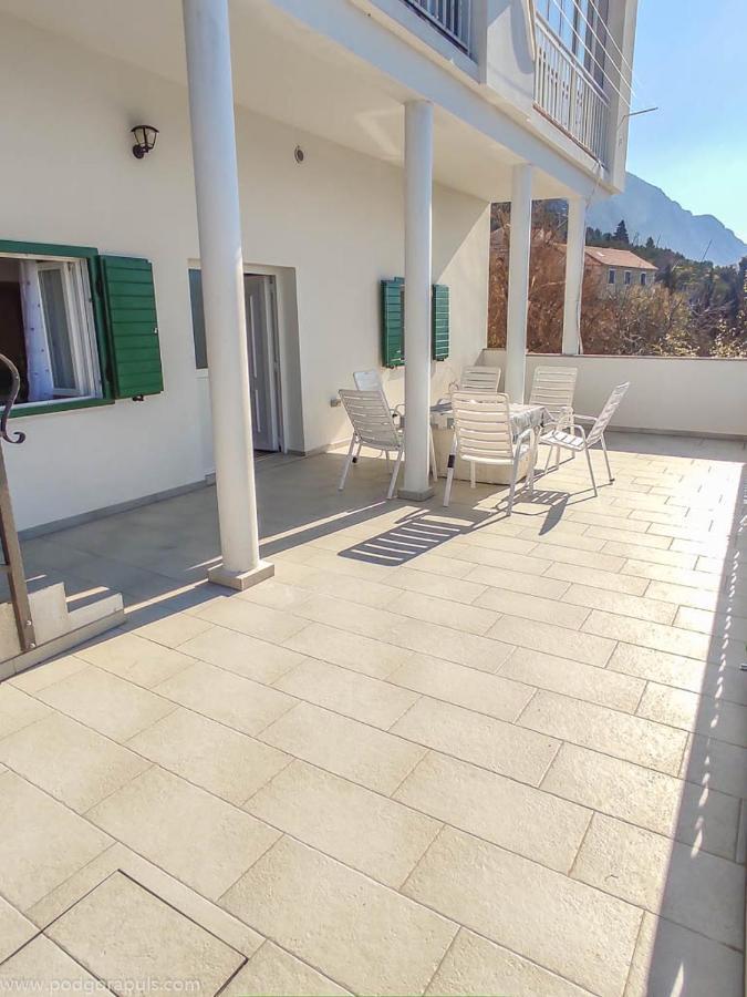Apartman Krzenic With Sea View Подгора Экстерьер фото
